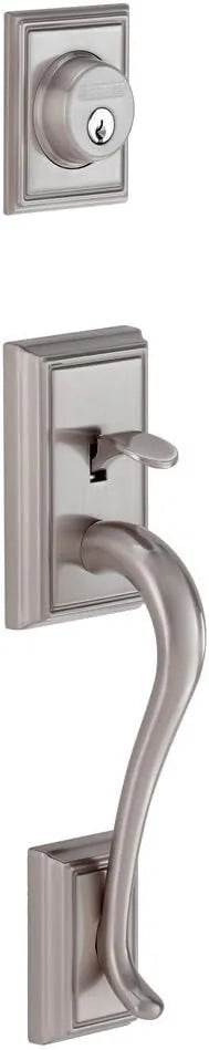 Schlage F58 ADD 620 Addison Exterior Handleset with Deadbolt, Antique Pewter (Exterior Half Only)