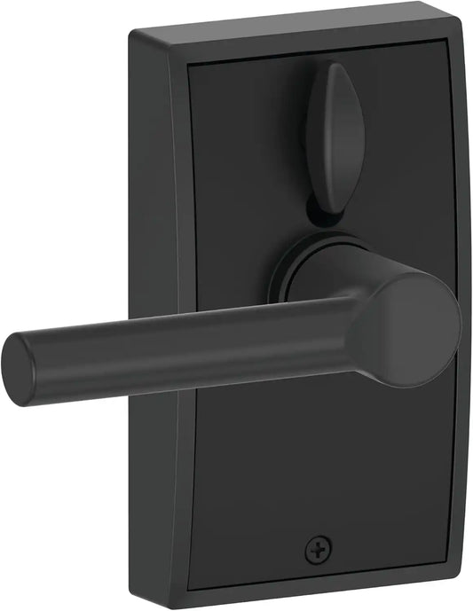 SCHLAGE Touch Century Lock with Broadway Lever (Matte Black) FE695 CEN 622 BRW