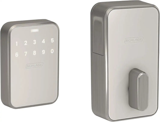 Schlage Sense Pro UWB Smart Deadbolt Lock, Hands-Free Unlock, Satin Nickel